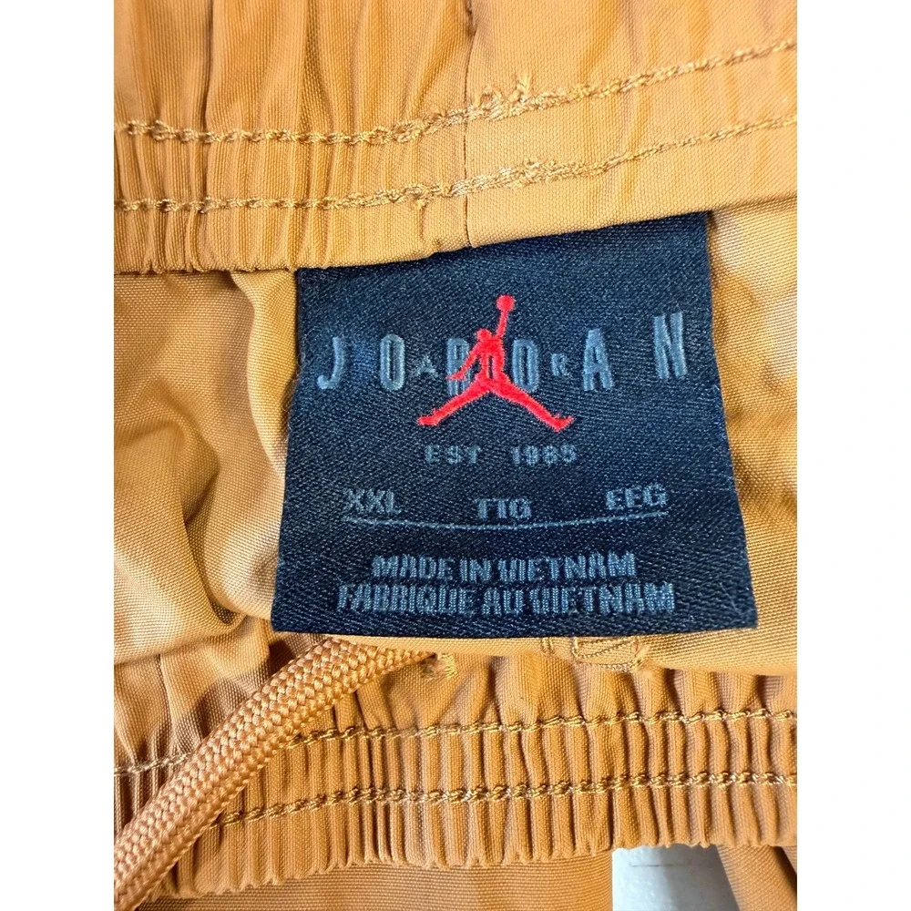 Jordan Track Pants Nylon Loose Fit XXL Amber Mens